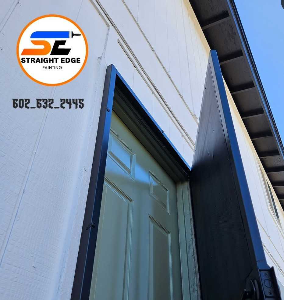 Entry door frame · satin black