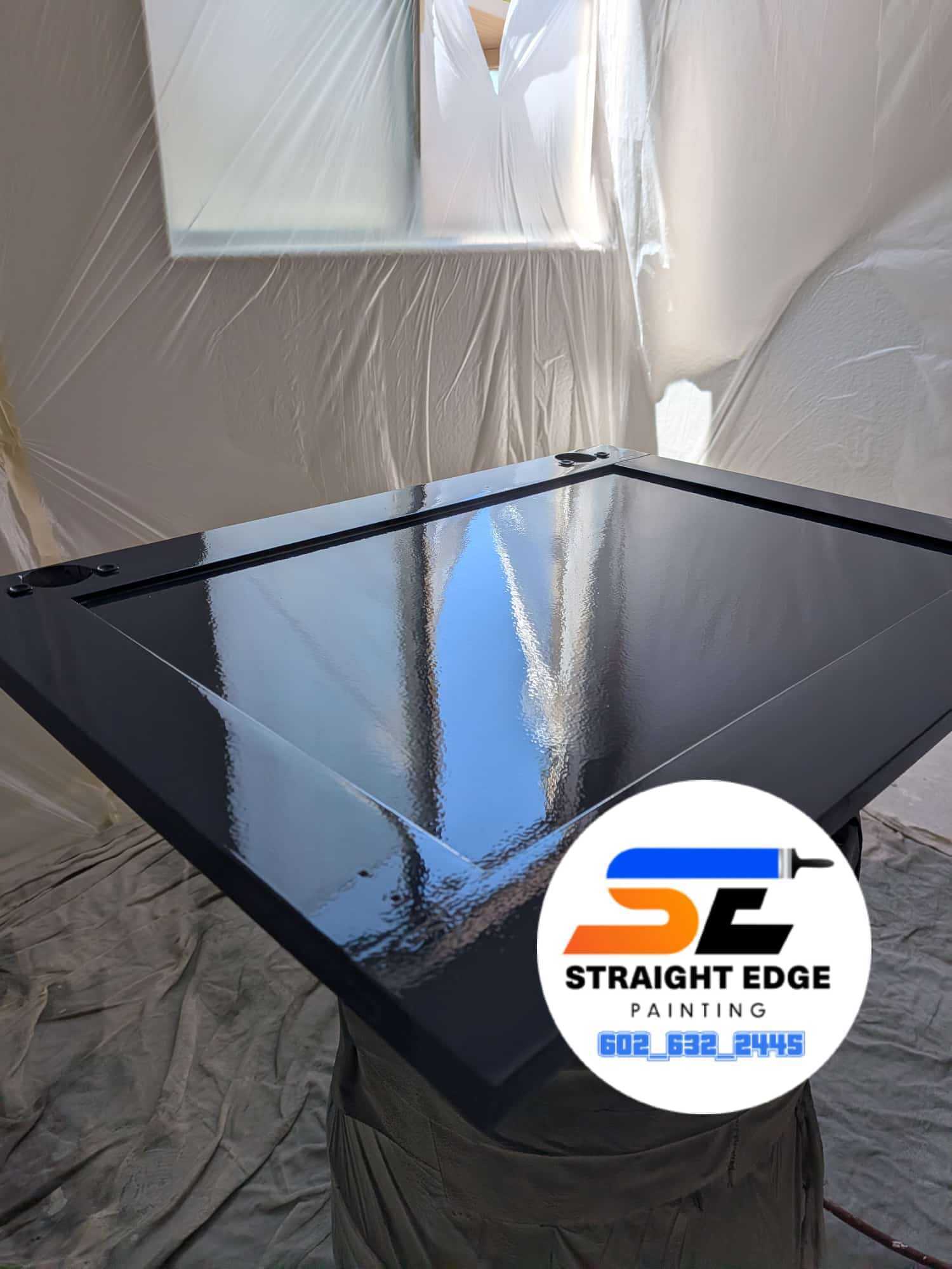 Spray booth · gloss door finish